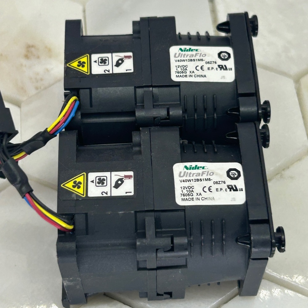 NIDEC Ultraflow V40W12BS1M5-08276 by 12VDC
1. 10A 7605G XA Cooling Fan 2 for $50